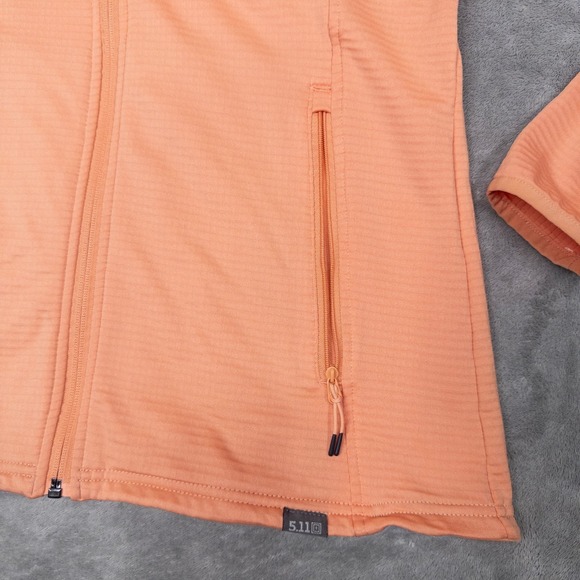 511 Tactical Womens Jacket Small 1/4 Zip Pullover Stratos Peach Tactical Pockets - Picture 4 of 7